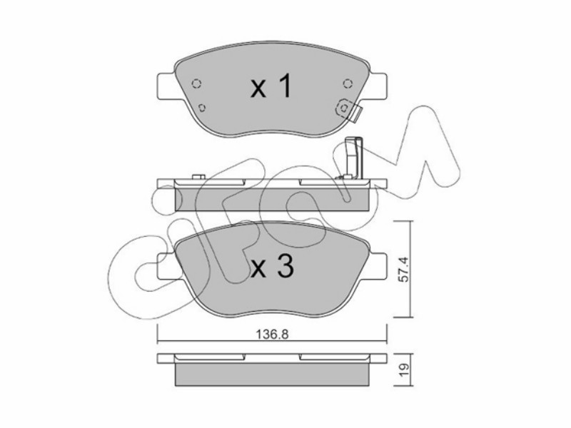 Cifam brake pads