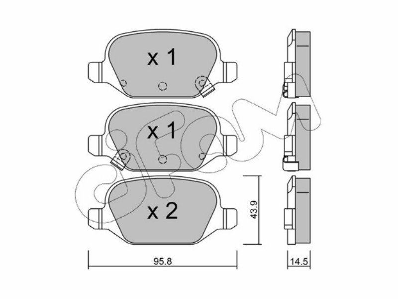 Cifam brake pads