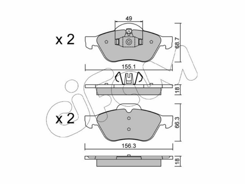 Cifam brake pads