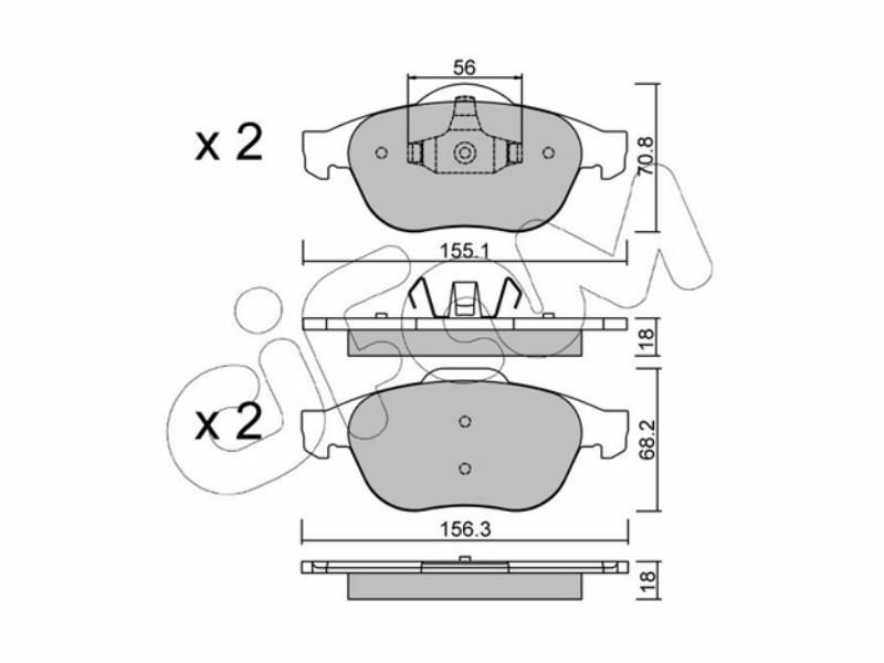 Cifam brake pads