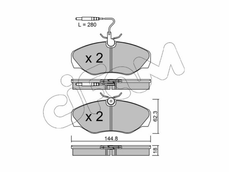 Cifam brake pads