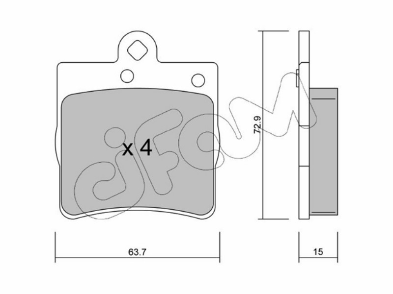 Cifam brake pads