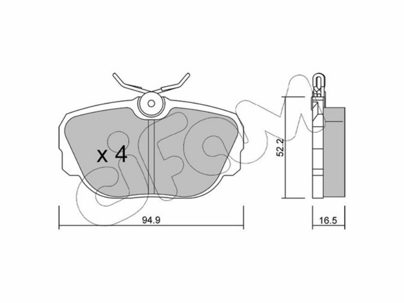 Cifam brake pads