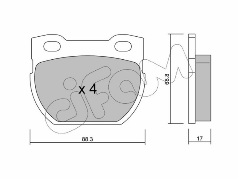Cifam brake pads