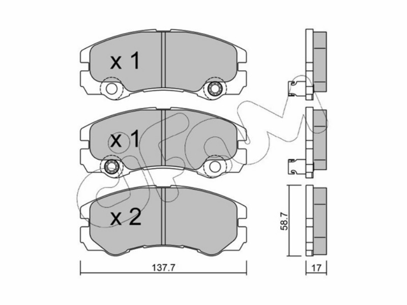 Cifam brake pads