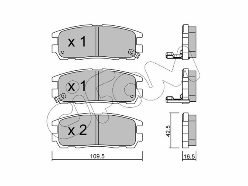Cifam brake pads