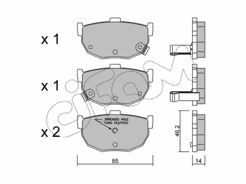 Cifam brake pads