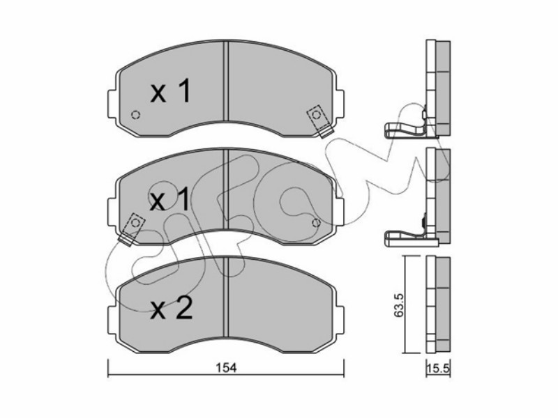 Cifam brake pads