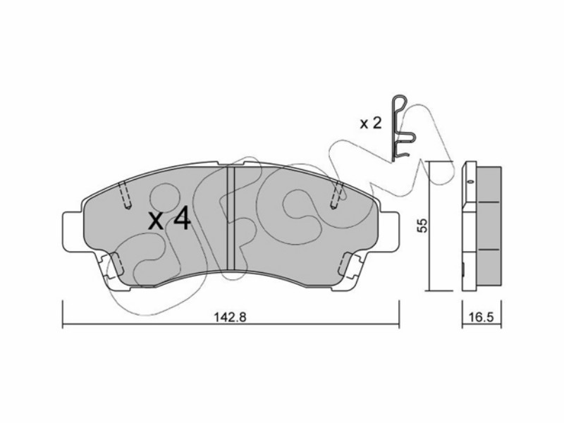 Cifam brake pads