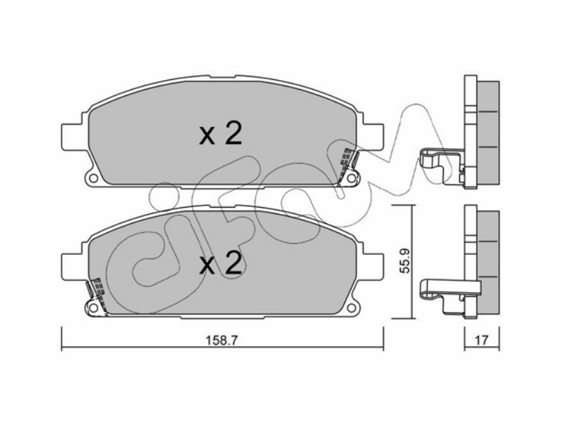 Cifam brake pads