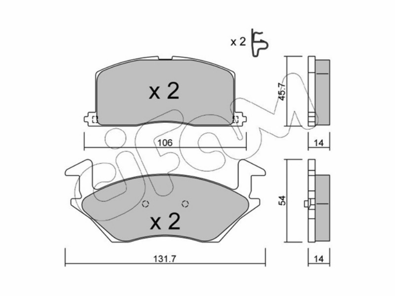 Cifam brake pads
