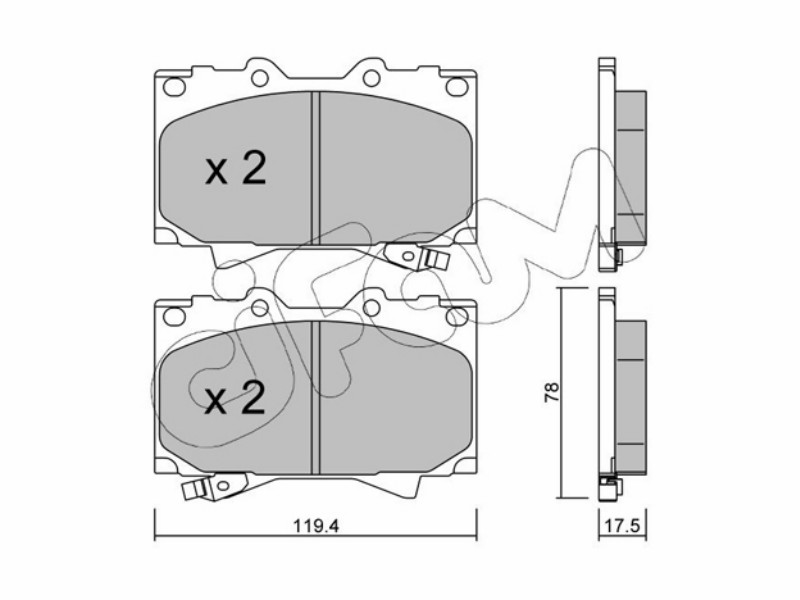 Cifam brake pads