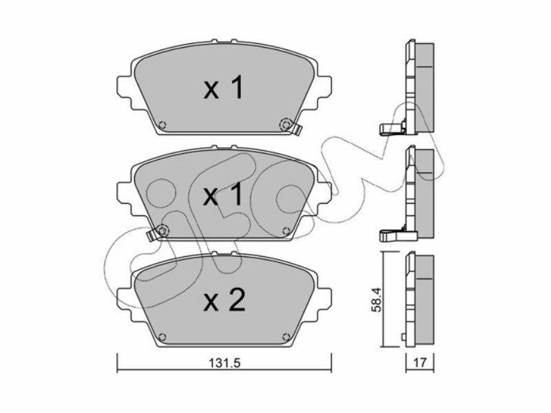 Cifam brake pads