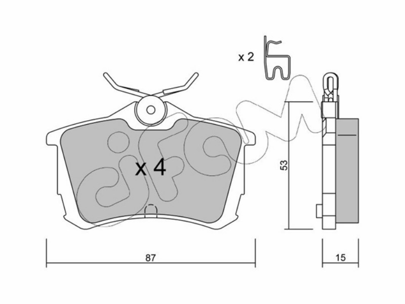Cifam brake pads
