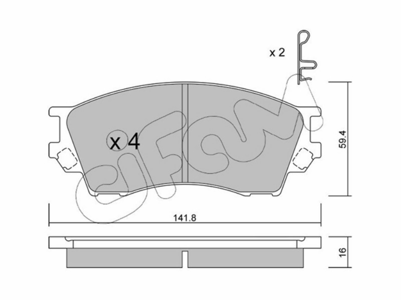 Cifam brake pads