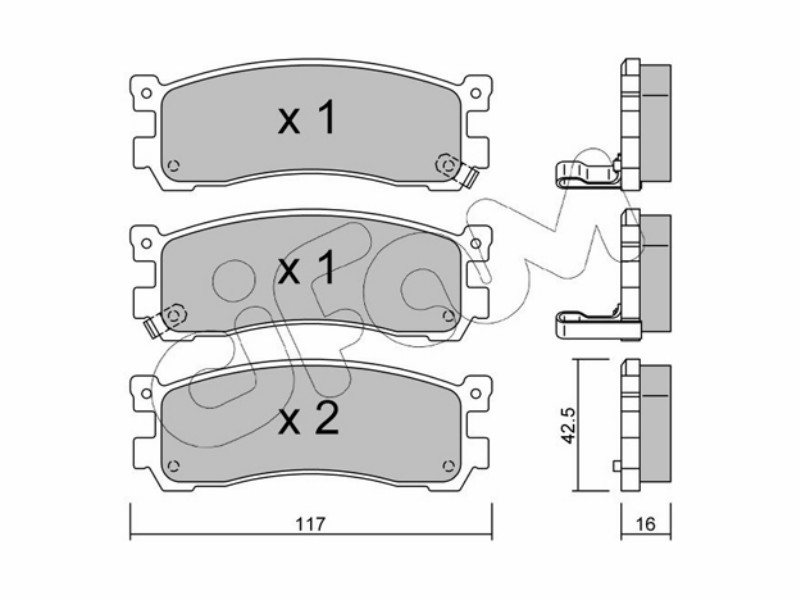 Cifam brake pads