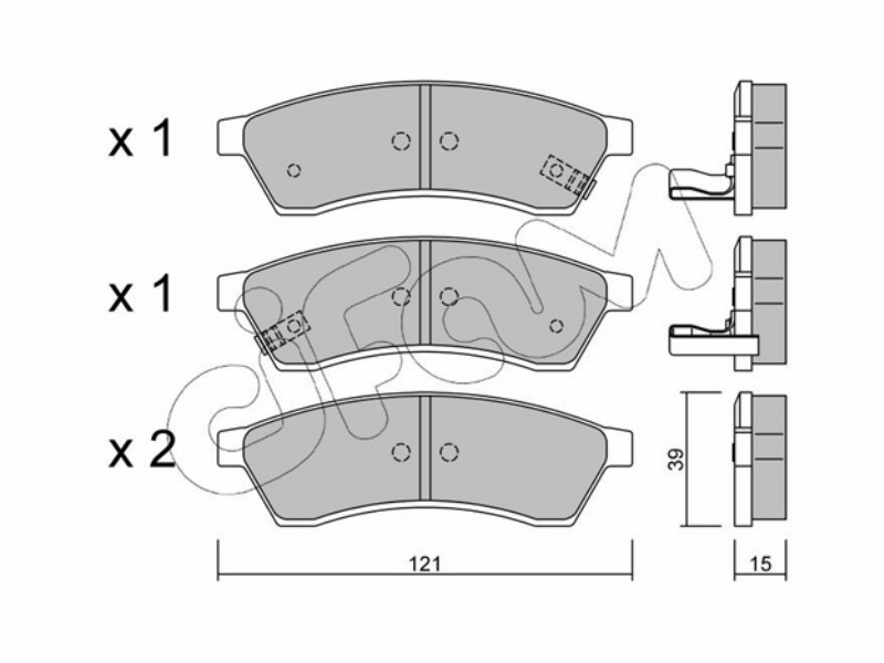 Cifam brake pads