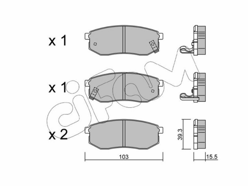 Cifam brake pads