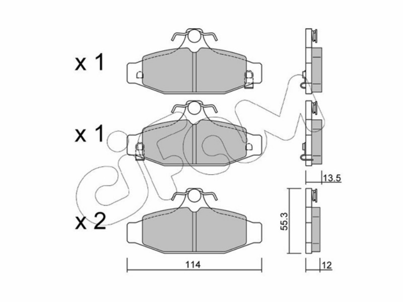 Cifam brake pads