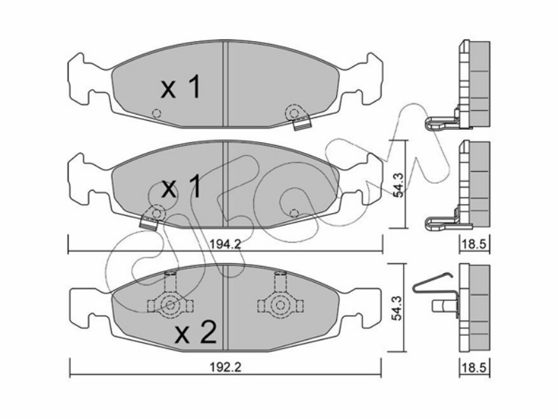 Cifam brake pads