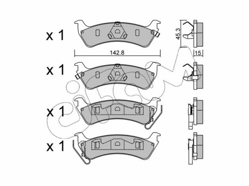 Cifam brake pads