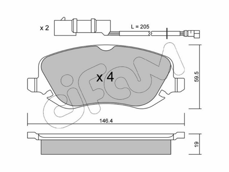 Cifam brake pads