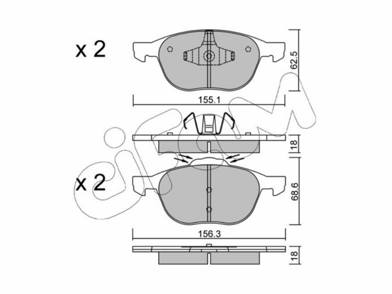 Cifam brake pads