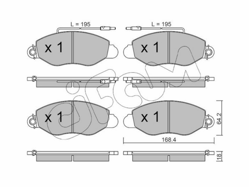 Cifam brake pads