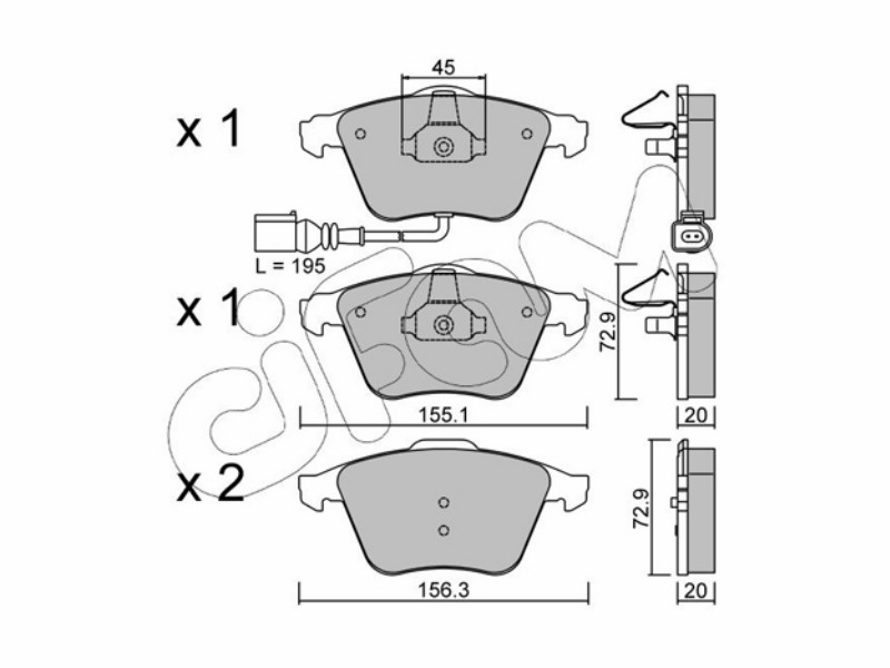 Cifam brake pads