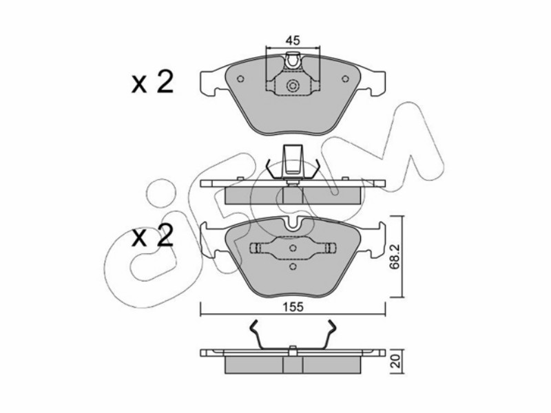 Cifam brake pads