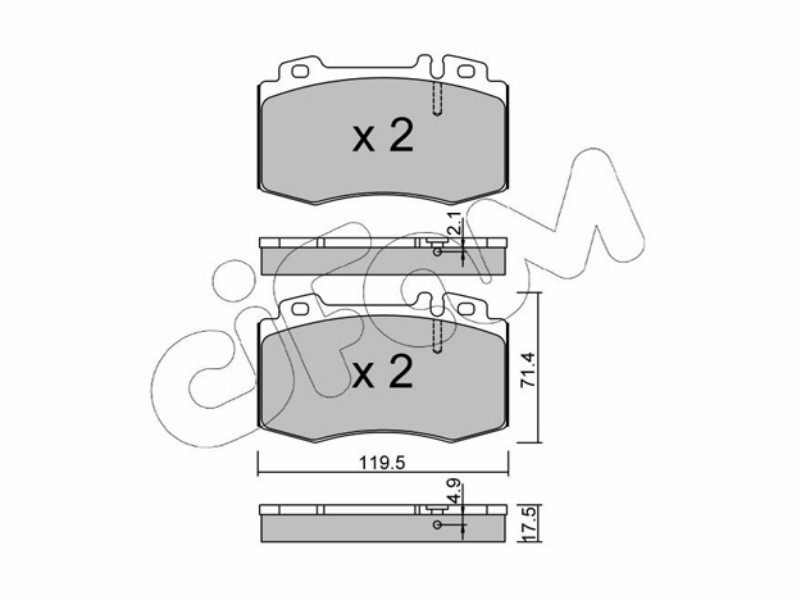 Cifam brake pads