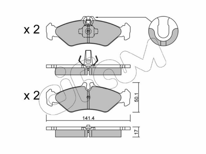 Cifam brake pads