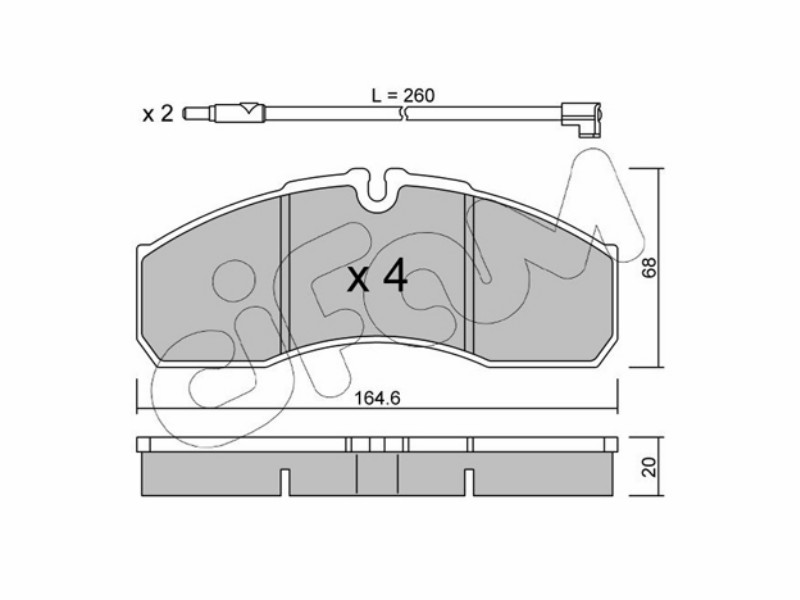 Cifam brake pads