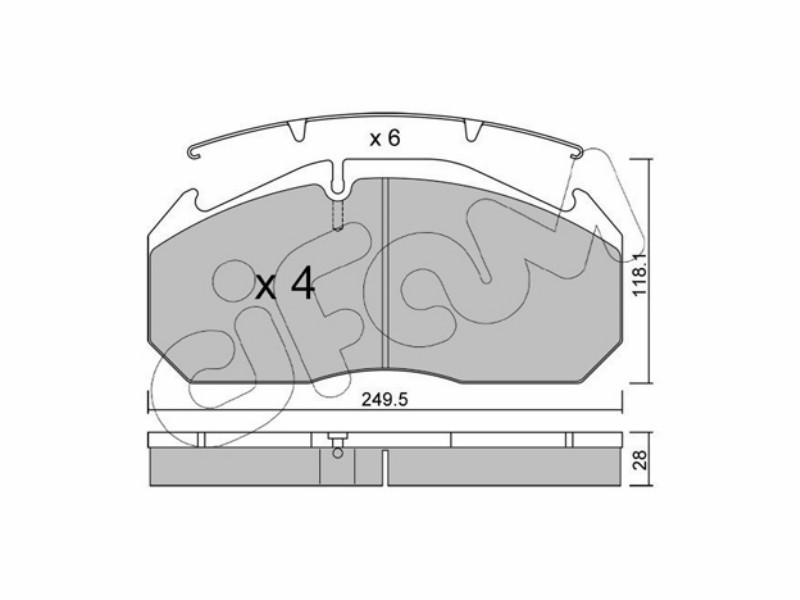 Cifam brake pads