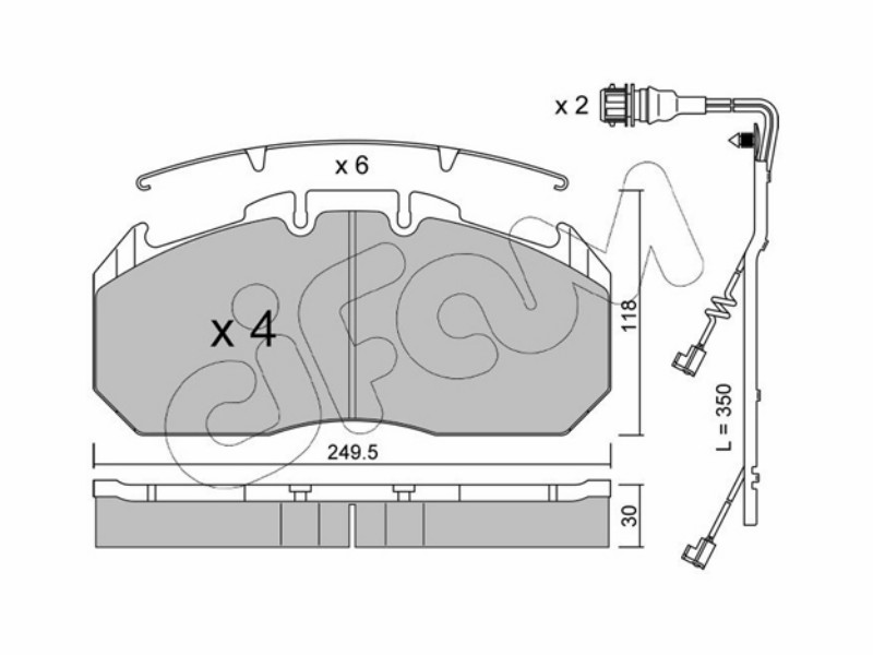 Cifam brake pads