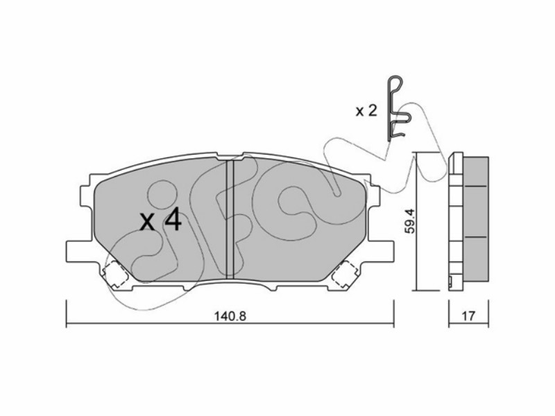 Cifam brake pads