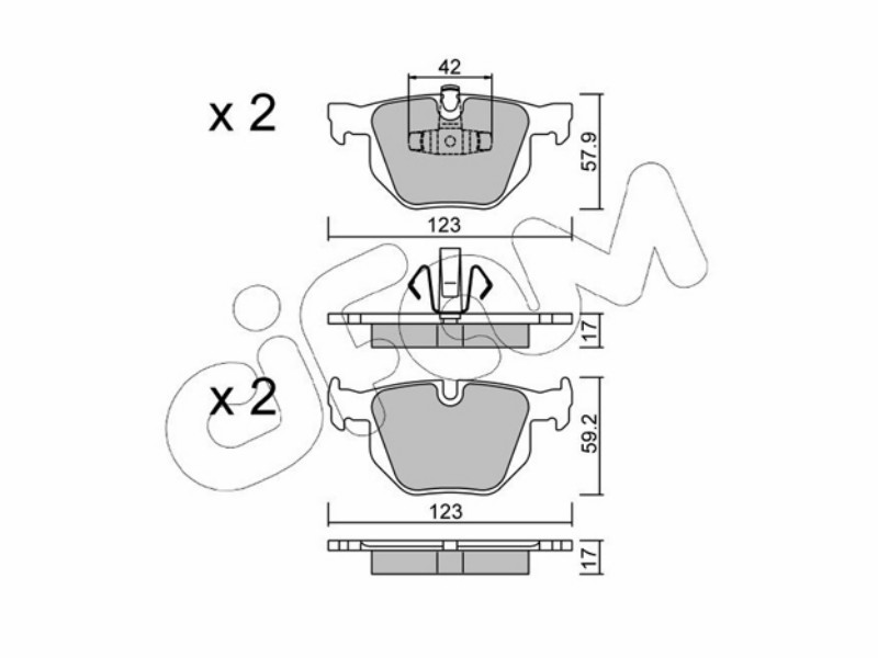 Cifam brake pads