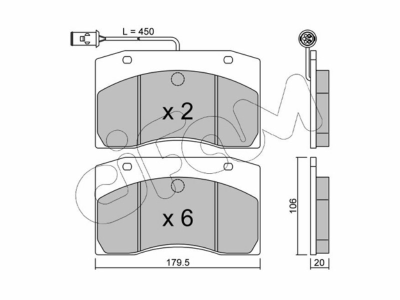 Cifam brake pads