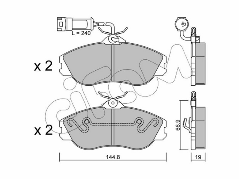 Cifam brake pads