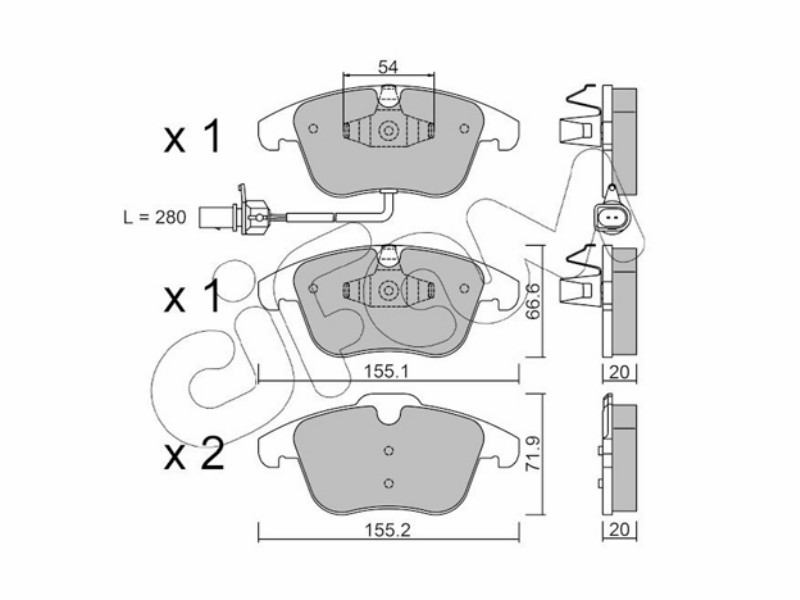 Brake pads