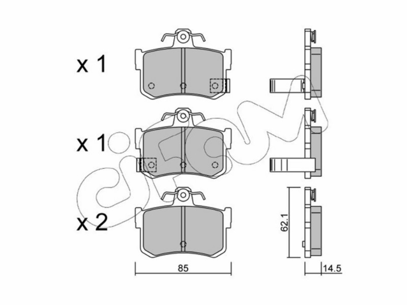 Cifam brake pads