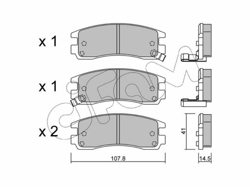 Cifam brake pads
