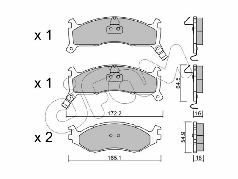 Cifam brake pads