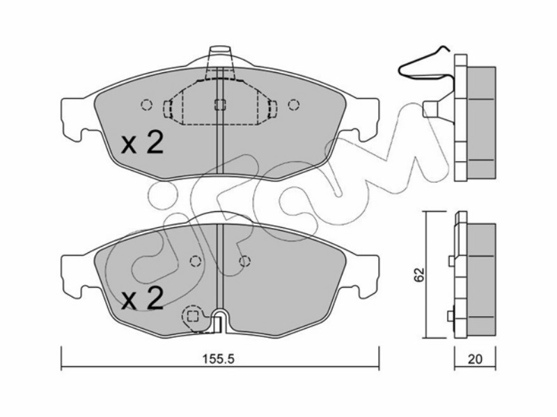 Cifam brake pads