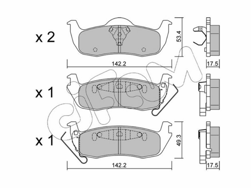Cifam brake pads
