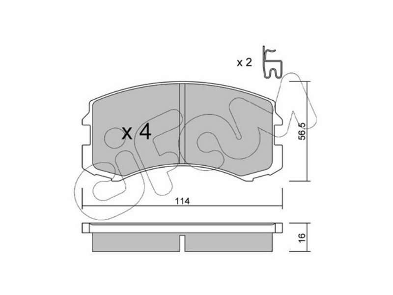 Cifam brake pads