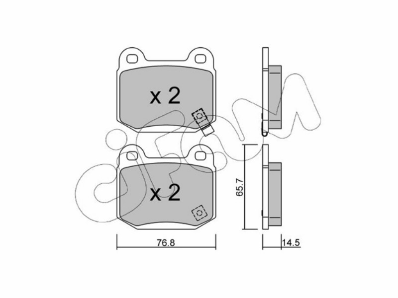 Cifam brake pads