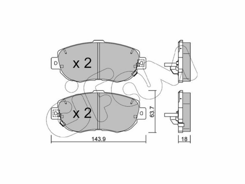 Cifam brake pads