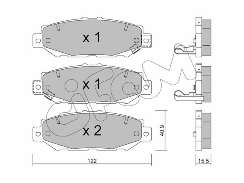 Cifam brake pads
