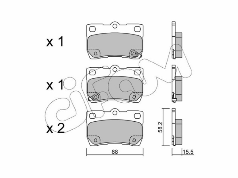 Cifam brake pads